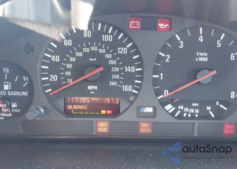 1997 BMW M3 z USA, uszkodzony, nr VIN WBSBG9329VEY76414